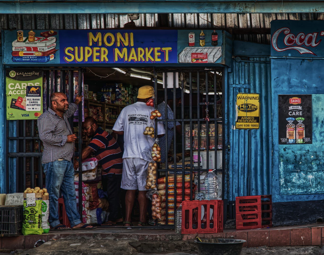 Spaza shop in the African Market Grahamstown