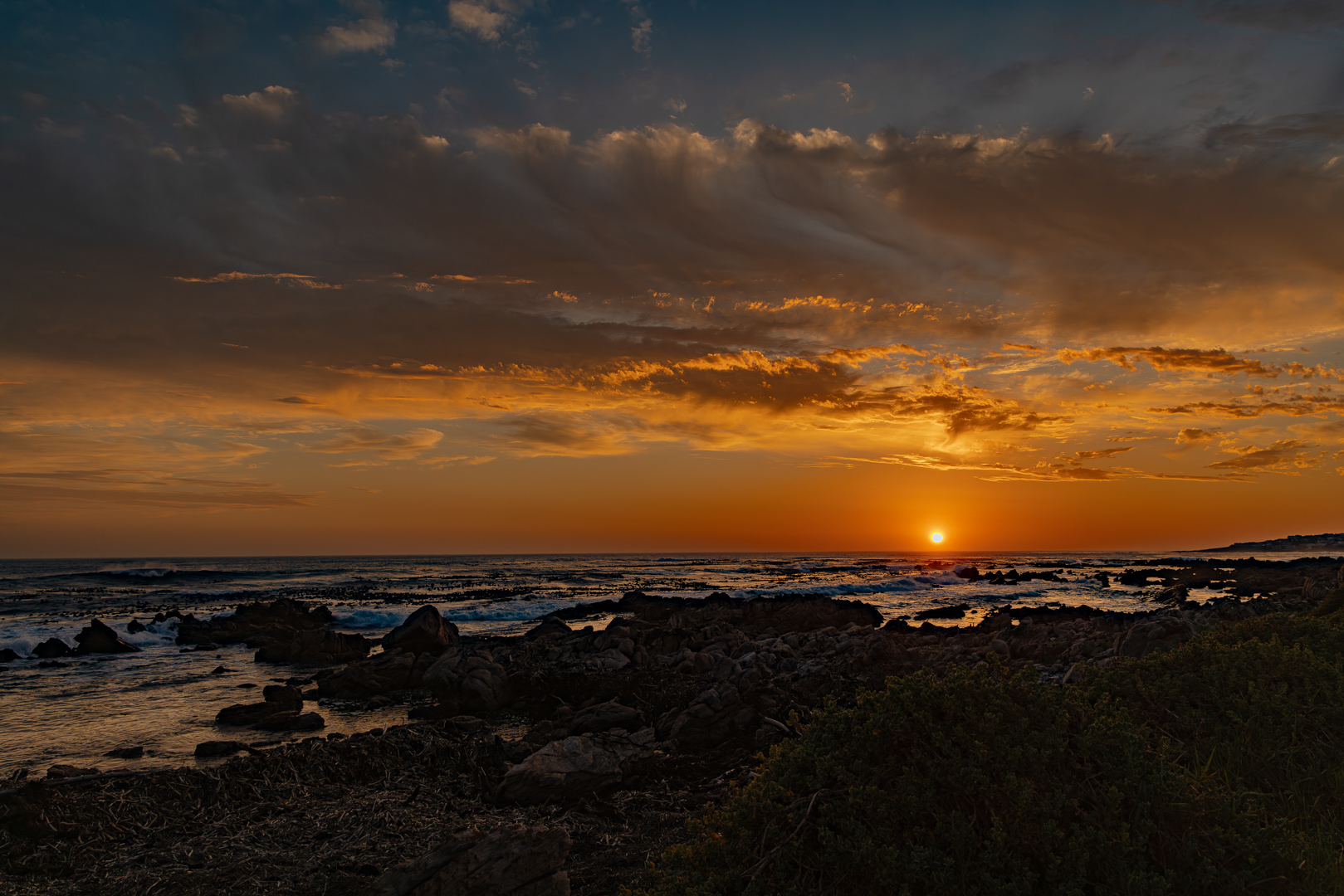 Sunset at Sandbaai